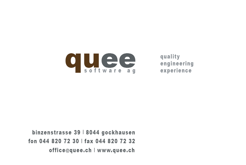 Quee AG contact us